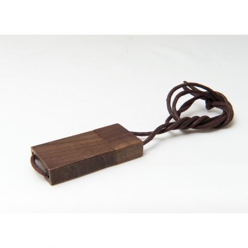 Houten USB-stick met touwtje - Afbeelding 3